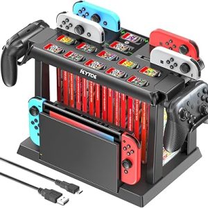 Switch Games Organizer Station with Controller Charger